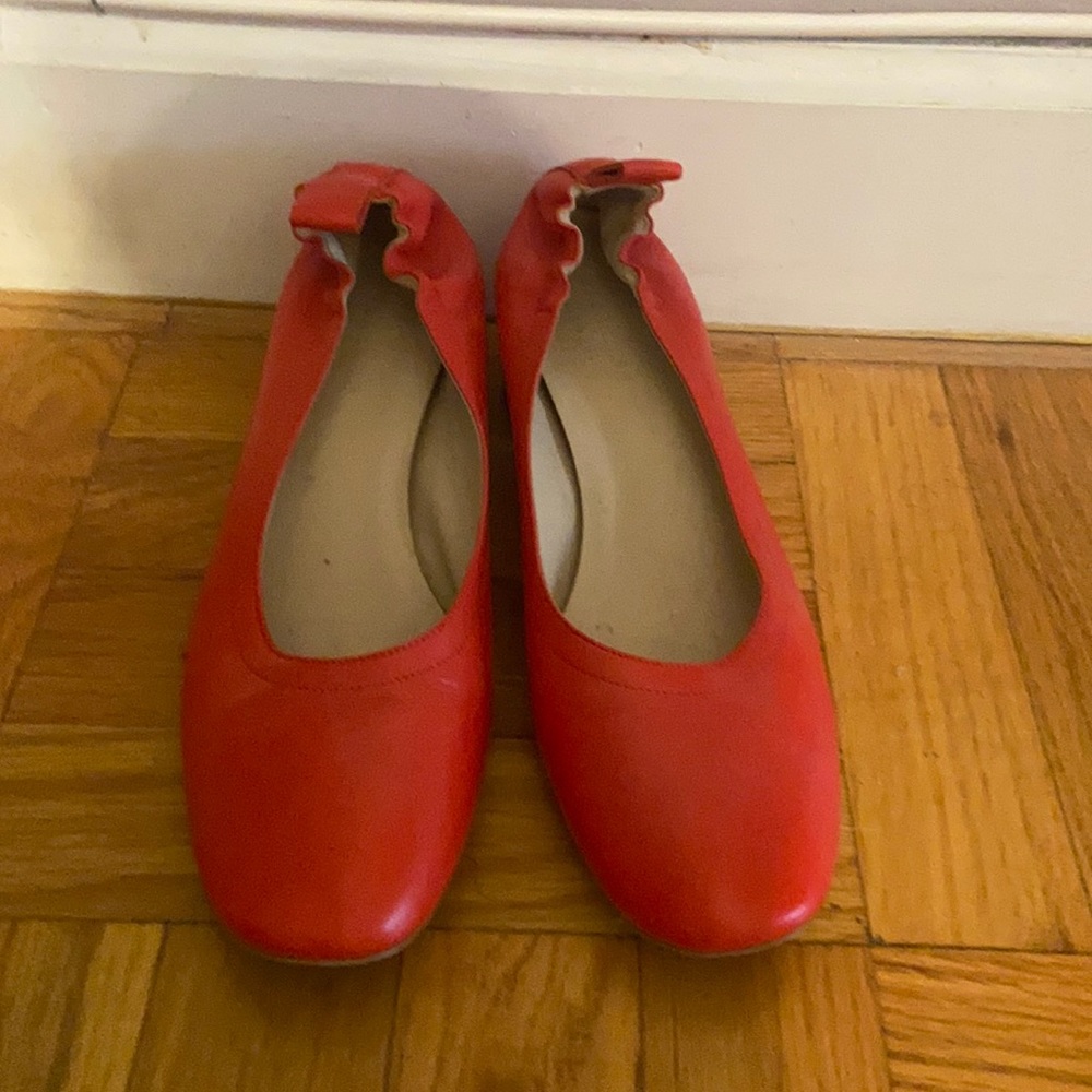 Everlane Day Heels - Red - Size 7.5